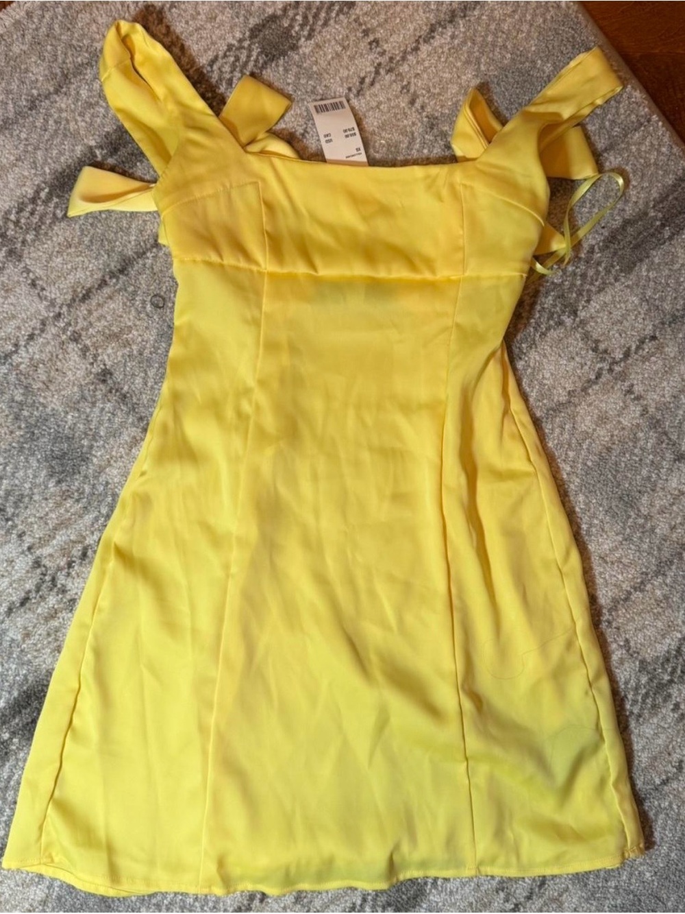 Yellow Mini Dress